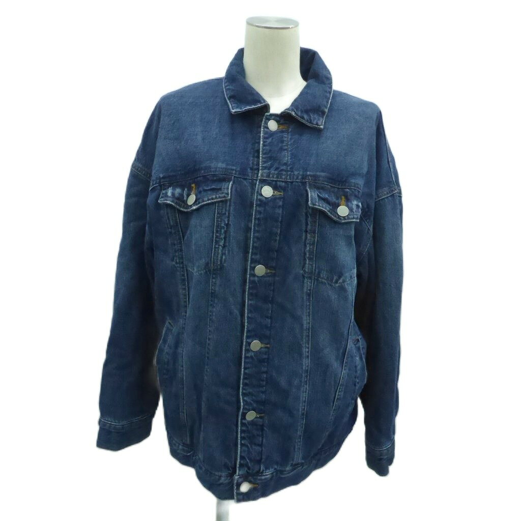 D-ID ディーアイディー BIKER JACKET ボアライナー デニムダブルライダースジャケット 136217 S RAW INDIGO Gジャン 定価32,780円 ROSE BUD ローズバッド アウター【中古】【D-ID】 D-ID ディーアイディー BIKER JACKET ボアライナー デニムダブル