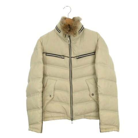 Rakuten - 【中古】メンズビギ MEN'S BIGI ダウンジャケット パイピング 03 アイボリー クリーム /AH45 ■ECA002 メンズ 【ベクトル 古着】 260309