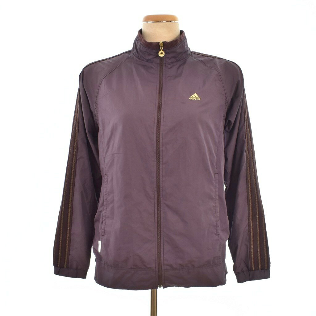 【中古】アディダス adidas トラックジャケット ブルゾン L 紫 パープル ■ECB001 レディース 【ベクトル 古着】 260316
