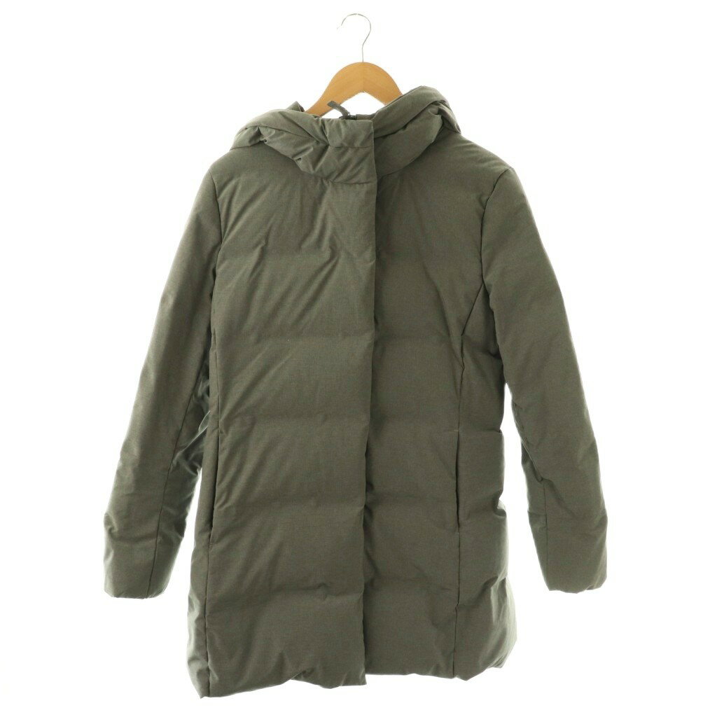 【中古】ユニクロ UNIQLO ダウンジャケット アウター ロング L グレー /DO ■ECD002 レディース 【ベクトル 古着】 260310