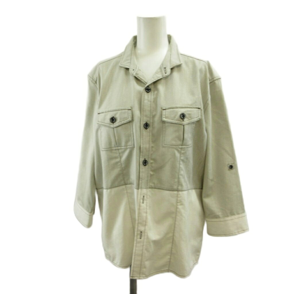 【中古】レノマ renoma HOMME サファリシャツジャケット ミリタリー 七分袖 L グレー 白 ホワイト /XZ ■ECD001 メンズ 【ベクトル 古着】 260309ブランドレノマ renoma表記サイズL実寸サイズ肩幅：42cm　身幅：51cm　袖丈：42.5cm　着丈：70cm　　素材ポリエステル色グレー 白 ホワイト仕様開閉 ボタン ポケット×2状態使用感が少なく、かなり状態の良い商品です。 ※あくまでも中古品ですので掲載写真や記載内容をご確認いただき、ご理解の上ご購入ください。付属品付属品なし備考美濃屋(株)商品のお問い合わせの回答を休止しております。＊各商品ページの商品詳細等をご確認の上ご購入ください。【中古】レノマ renoma HOMME サファリシャツジャケット ミリタリー 七分袖 L グレー 白 ホワイト /XZ ■ECD001 メンズ 【ベクトル 古着】 260309状態ランク　”A”詳細については、下記および「状態ランクについて」ページをご覧ください。未使用・新品の商品ほぼ新品同様の商品使用感が少なく、かなり状態の良い商品使用感はあるが、傷や汚れの少ない商品使用感の他、傷や汚れが見られる商品かなり大きな傷みがある難あり商品※S〜CランクはUSED品となりますので、使用感をご理解の上でご入札下さい。状態ランクについてinformationブランドレノマ renoma表記サイズL実寸サイズ肩幅：42cm　身幅：51cm　袖丈：42.5cm　着丈：70cm　　素材ポリエステル色グレー 白 ホワイト仕様開閉 ボタン ポケット×2状態使用感が少なく、かなり状態の良い商品です。 ※あくまでも中古品ですので掲載写真や記載内容をご確認いただき、ご理解の上ご購入ください。付属品付属品なし備考美濃屋(株)商品のお問い合わせの回答を休止しております。＊各商品ページの商品詳細等をご確認の上ご購入ください。本商品は一点物です他サイトや店舗にて販売している商品です。多少のお時間差にて欠品になることもございます。予めご了承頂ますようお願い致します。ベクトル・サイズガイドはこちらこの商品と同じブランドの商品を見る