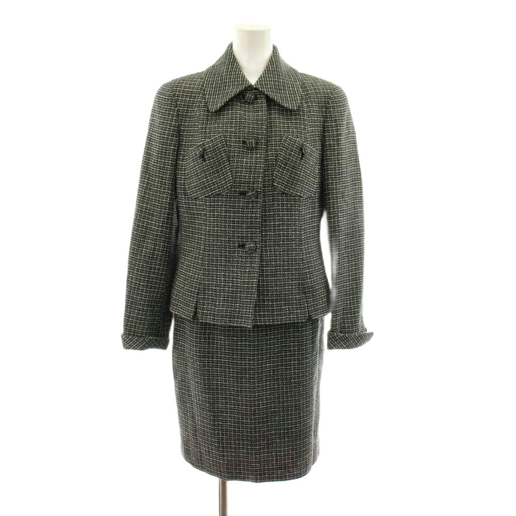 カールラガーフェルド スカートスーツ 上下セットアップ テーラードジャケット 38 紺 KARL LAGERFELD レディース 【中古】  【230305】 楽天市場】Karl Lagerfeld（スカートスーツ｜スーツ・セットアップ
