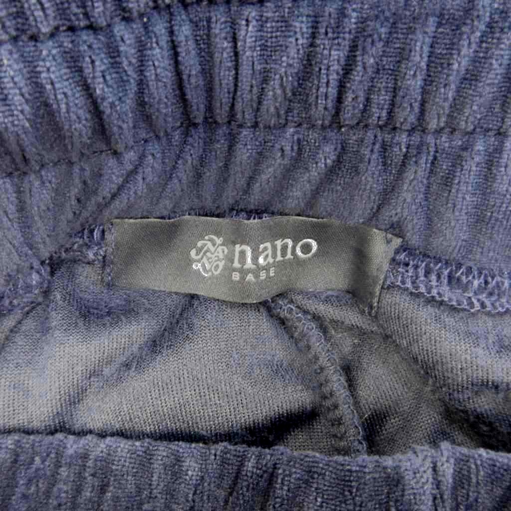 【中古】ナノユニバース nano universe ナノ・ベース nano BASE ショートパンツ L 紺 ネイビー ショート丈 ベロアドローストリング 裾起毛ライン /KV ■GY99 レディース 【ベクトル 古着】 260409 auc-vector-20865632 ブランド古着の買取販売ベクトル サンプル画像3