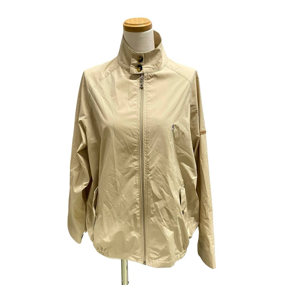 Other - 【中古】ハッシュパピー Hush Puppies スタンドカラー ジップアップ ブルゾン ジャケット M 薄茶 ベージュ /TD■GY99 【ベクトル 古着】 260405