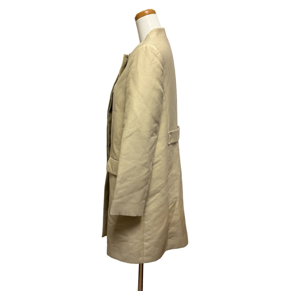 【中古】ポールスチュアート PAUL STUART コート スプリングコート コットン 6 肌 ベージュ /MZ ■GY99 レディース 【ベクトル 古着】 260412 2