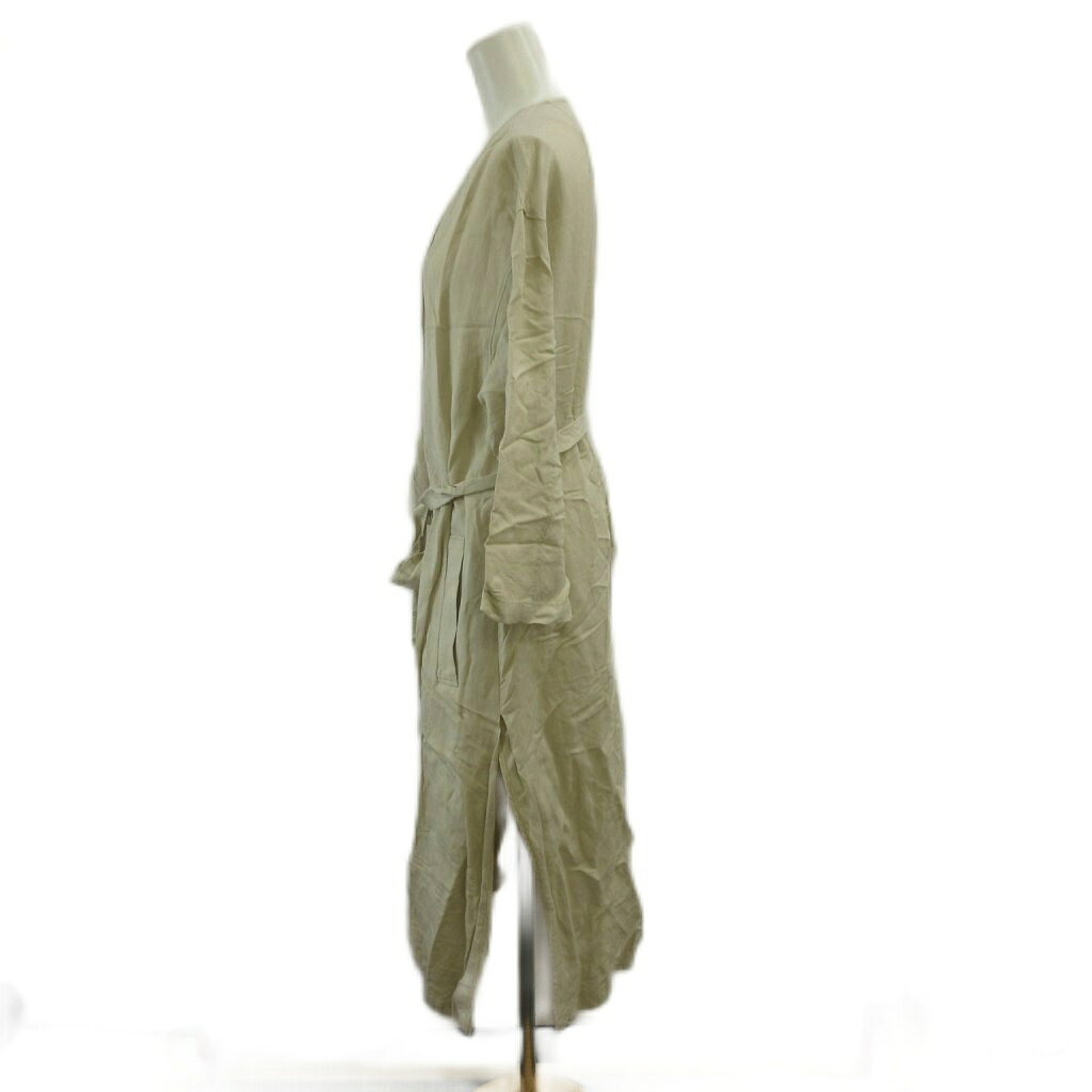 【中古】ミラオーウェン Mila Owen カーディガン 麻 リネン 長袖 ロング ベルト付き 0 ベージュ /XZ ■ECB002 レディース 【ベクトル 古着】 260328 auc-vector-20831482 ブランド古着の買取販売ベクトル サンプル画像2