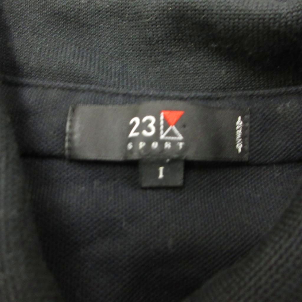 【中古】23区SPORT ポロシャツ かのこ 1 黒 ブラック 長袖 襟付き ロゴ刺繍 /KK ■ECB002 レディース 【ベクトル 古着】 260327 auc-vector-20831001 ブランド古着の買取販売ベクトル サンプル画像3