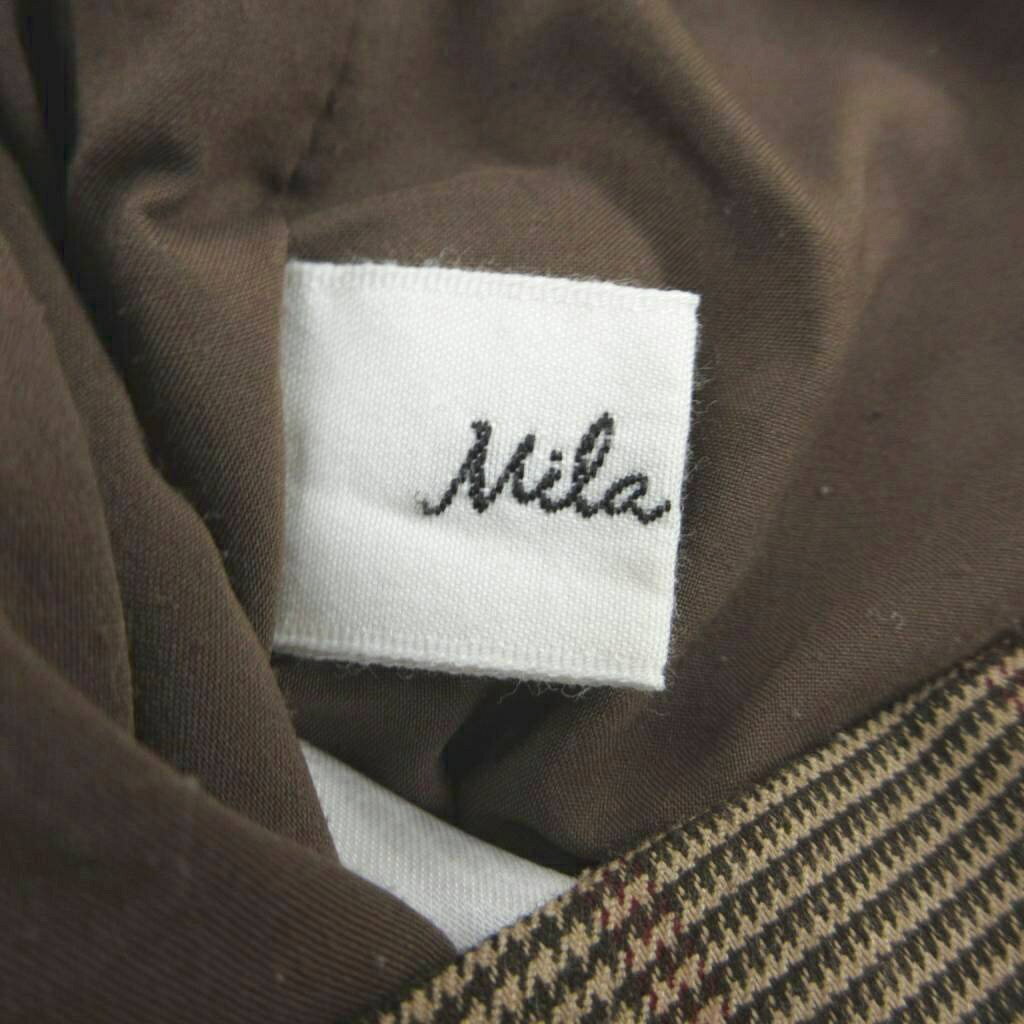 【中古】ミラオーウェン Mila Owen パンツ 0 茶 ブラウン チェック柄 ベルト付き 長ズボン /NP ■GY99 レディース 【ベクトル 古着】 260330 auc-vector-20830812 ブランド古着の買取販売ベクトル サンプル画像3