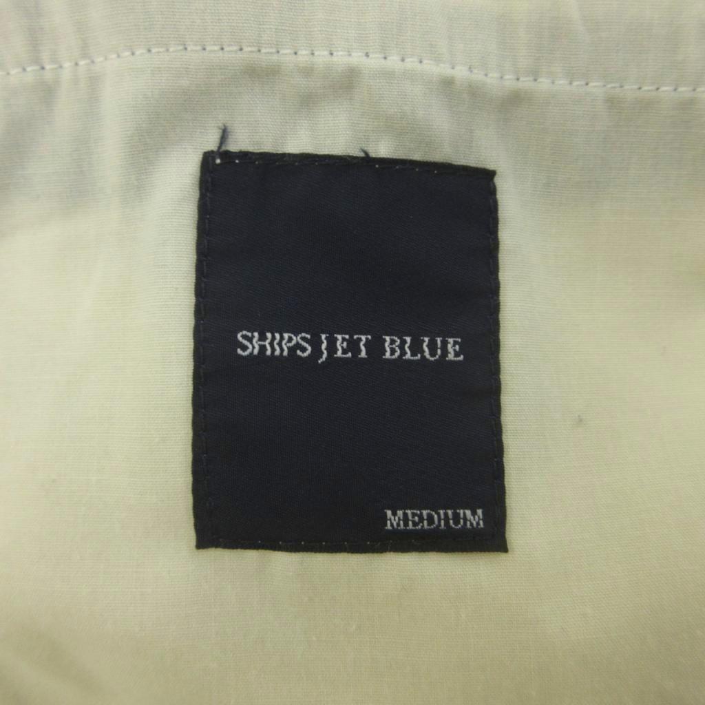 【中古】シップスジェットブルー SHIPS JET BLUE ジャケット デニム 上着 M 青 ブルー 無地 テーラードカラー 長袖 /KT ■ECC003 メンズ 【ベクトル 古着】 260401