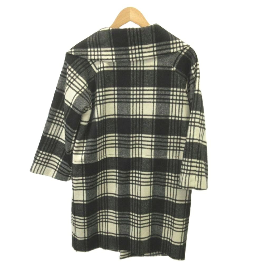 【中古】ロペピクニック ROPE Picnic コート ハーフ ウール 38 チェック柄 オーバーサイズ /AY ■ECB003 レディース 【ベクトル 古着】 260406 auc-vector-20845830 ブランド古着の買取販売ベクトル サンプル画像2