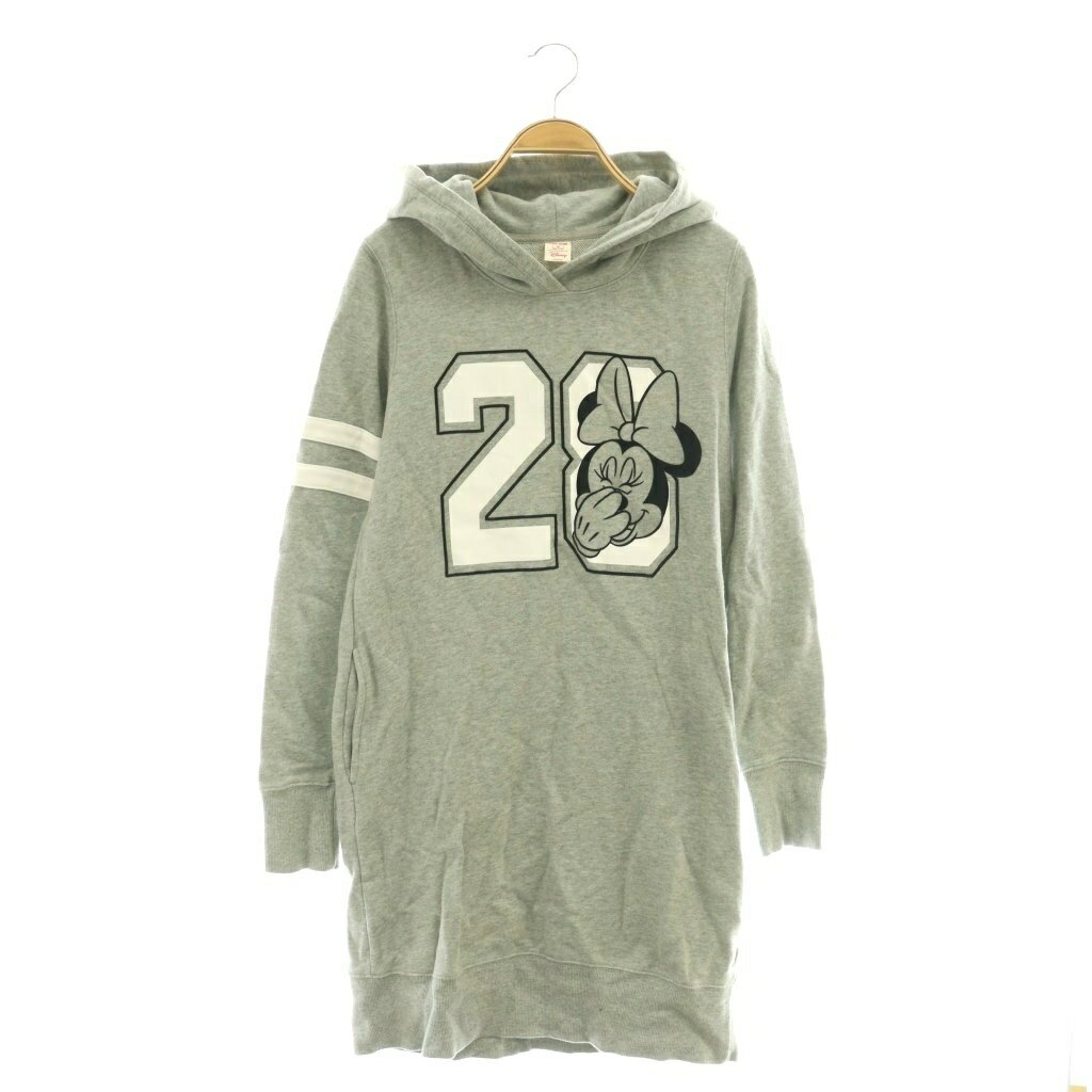 樂天商城 - 【中古】ユニクロ UNIQLO Disney スウェットワンピース ロングパーカー 長袖 プルオーバー M グレー /MY ■OS ■GY59 レディース 【ベクトル 古着】 260404