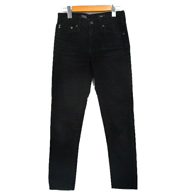 Capri Pants - 【中古】エージー AG スキニー パンツ コーデュロイ コットン 23 ブラック 黒 /KT6 レディース 【ベクトル 古着】 260409