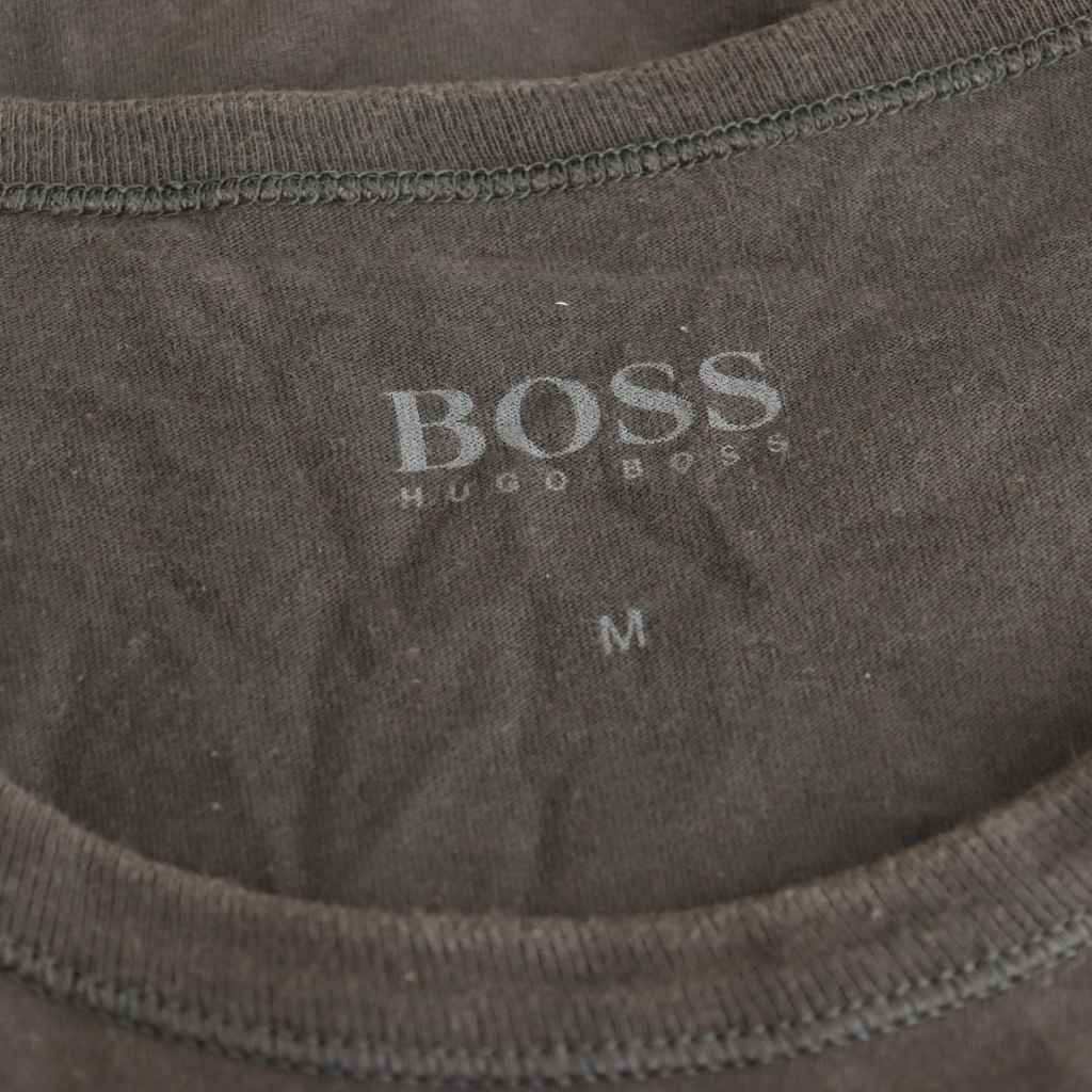 【中古】ヒューゴボス HUGO BOSS 半袖Tシャツ カットソー M グレー /SS ■OS ■GY59 メンズ 【ベクトル 古着】 260406