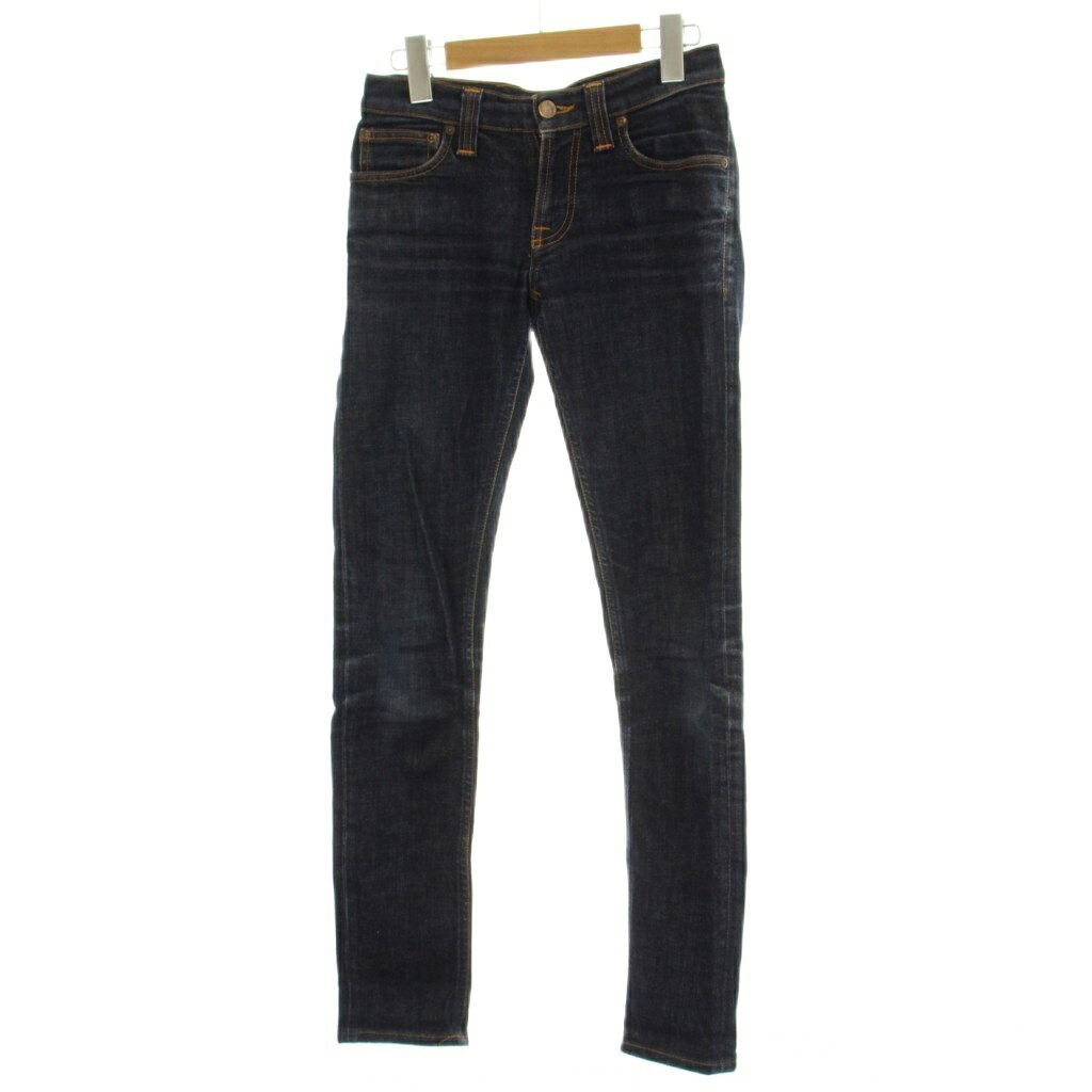 【中古】ヌーディージーンズ nudie jeans デニム ジーンズ 24 紺 ネイビー /GP ■ECB003 レディース 【ベクトル 古着】 260403
