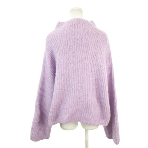 【中古】ミラオーウェン Mila Owen ニット セーター アルパカ 1 紫 パープル 長袖 モックネック /AH17 ■ECD003 レディース 【ベクトル 古着】 260410 auc-vector-20853751 ブランド古着の買取販売ベクトル サンプル画像2