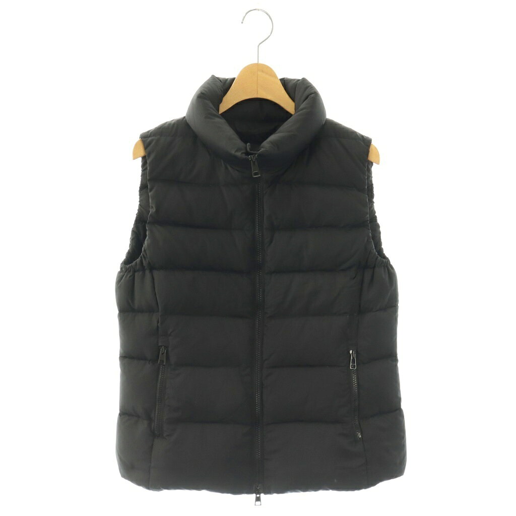 Coat - 【中古】ヴィラボ VLAB ダウンベスト アウター ジップアップ 42 ブラック /CX ■ECD003 レディース 【ベクトル 古着】 260408