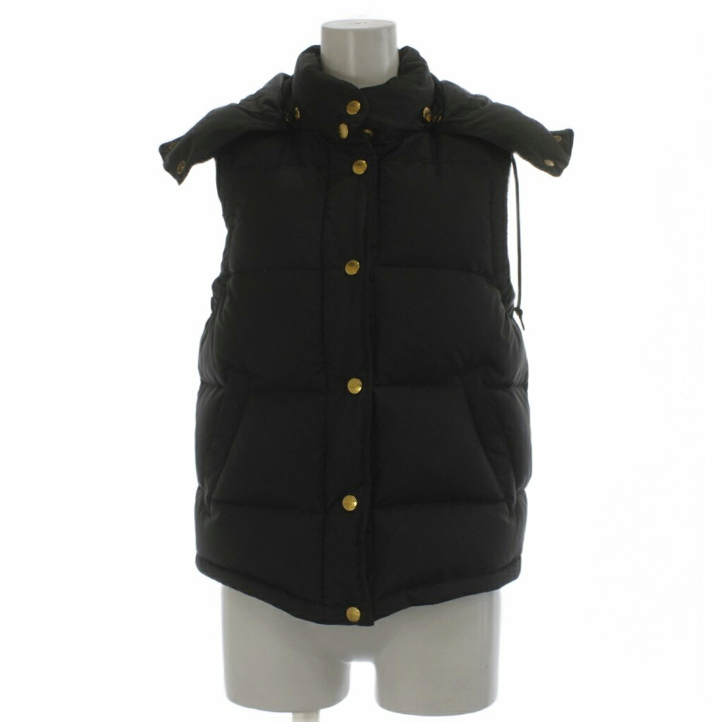 【美品】ドゥーズィエムクラス STAMMBAUM ダウンベストBlack 34 STAMMBAUM シュタンバウム ダウンベスト 14010500-5010-30 ブラック 34