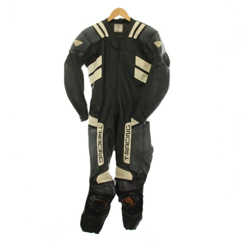 樂天商城 - 【中古】T-RACING レーシング ライディングコスチューム ジャンプスーツ M 黒 ブラック /YM ■ECD003 メンズ 【ベクトル 古着】 260407