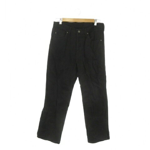 【中古】リーバイス Levi's 502 デニム ジーンズ W33 L33 黒 ブラック 無地 フルレングス /AH44 ■ECA004 メンズ 【ベクトル 古着】 260413