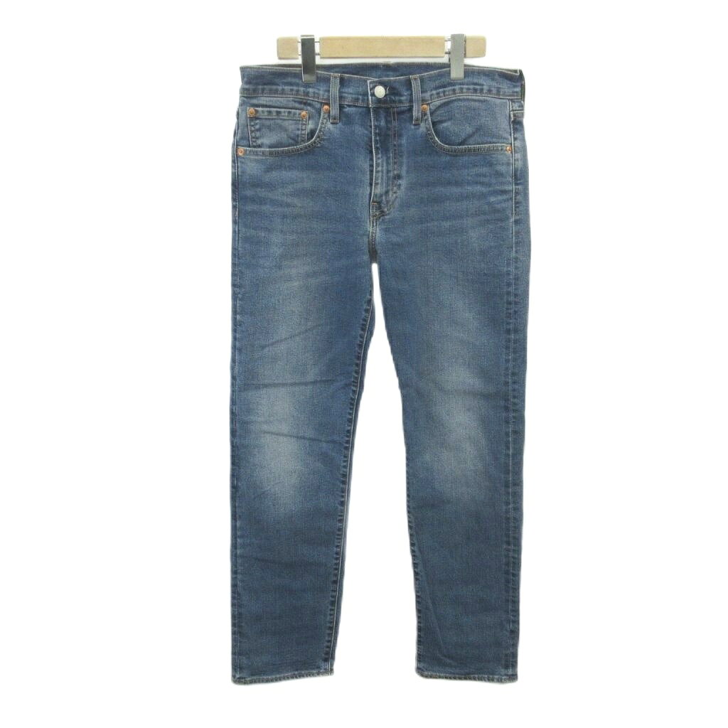 【中古】リーバイスプレミアム Levis PReMIUM デニム ジーンズ M ブルー フルレングス 色落ち加工 /NP ■ECA004 メンズ 【ベクトル 古着】 260411