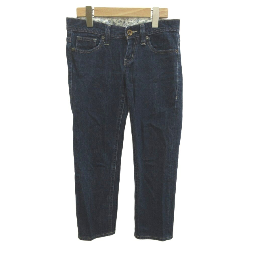 [Used] UNIQLO Denim Pants Jeans Size 24 Blue Indigo Blue Plain /YU Women's [Vector Used Clothing] 260423
