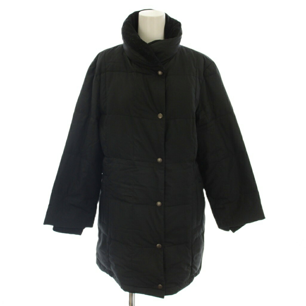 【中古】サンヨーコート SANYOCOAT ダウンジャケット 上着 S 黒 ブラック 無地 スタンドカラー 長袖 /LP ■ECE003 レディース 【ベクト..