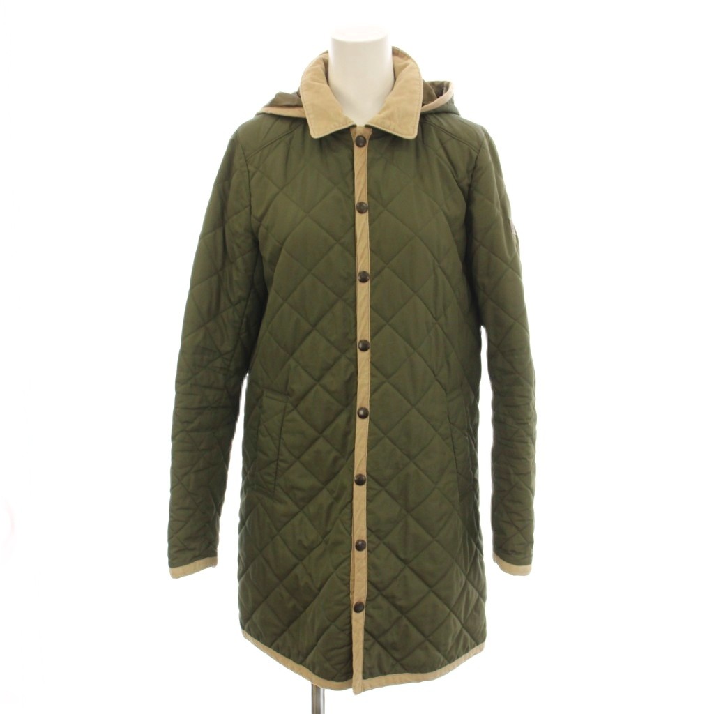 樂天商城 - 【中古】エーグル AIGLE コート S カーキ キルティング 長袖 フード /LP ■ECC004 レディース 【ベクトル 古着】 260422