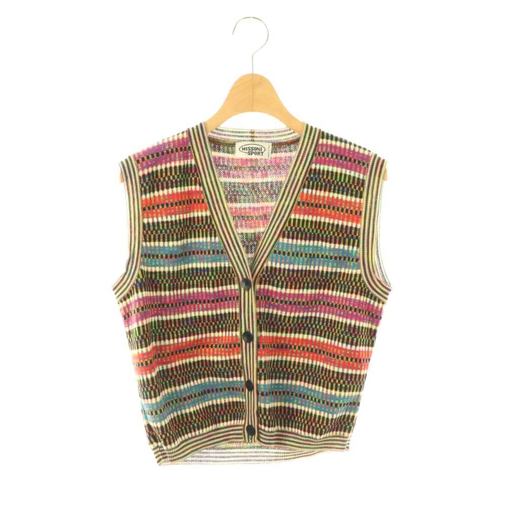 MISSONI　カラフル ニットベスト 楽天市場】ミッソーニ ベストの通販