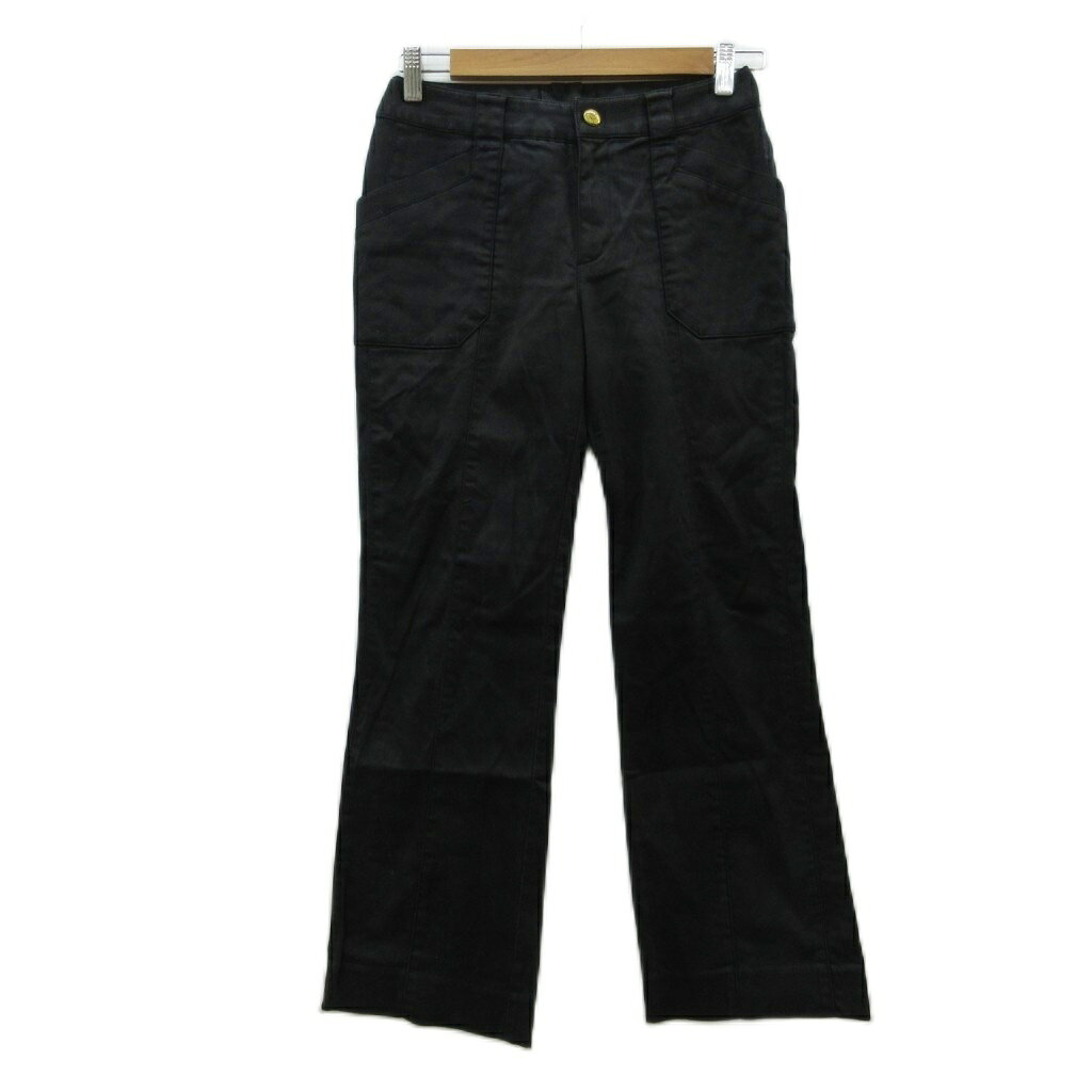 【中古】23区 オンワード樫山 ストレートパンツ ロング丈 61 黒 ブラック 無地 /MA8 ■ECA005 レディース 【ベクトル 古着】 260521 auc-vector-20945369 ブランド古着の買取販売ベクトル パッケージ画像
