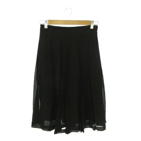 樂天商城 - 【中古】ランバン LANVIN La Collection スカート 38 黒 ブラック シアー /MN27 ■ECA005 レディース 【ベクトル 古着】 260514