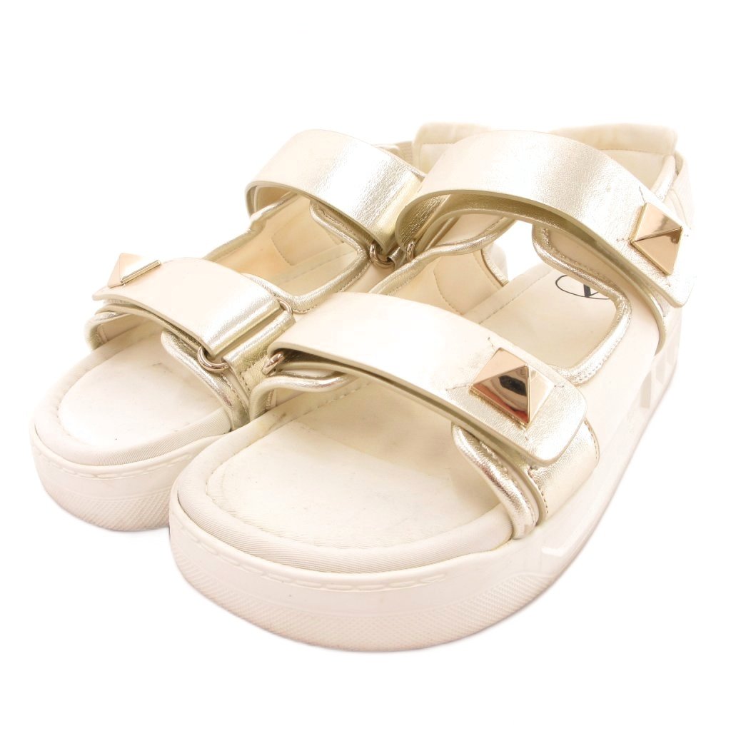S00265 ヴァレンチノ VALENTINOグリーン ビジュー付き サンダル 楽天市場】VALENTINO ヴァレンティノ スタッズ（サンダル｜レディース