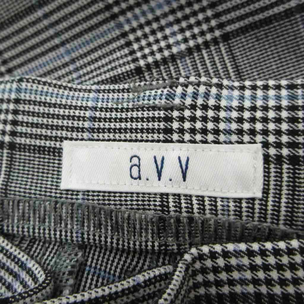 【中古】アー・ヴェ・ヴェ ミッシェルクラン a.v.v ストレッチパンツ XS グレー チェック柄 フルレングス /SH ■GY70 レディース 【ベクトル 古着】 260526 auc-vector-21002456 ブランド古着の買取販売ベクトル サンプル画像3