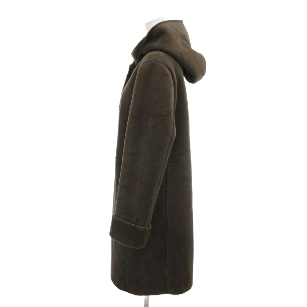 【中古】ミラオーウェン Mila Owen 美品 フェイクムートンコート ボア フーデッド 1 カーキ /MX レディース 【ベクトル 古着】 260604 auc-vector-21009012 ブランド古着の買取販売ベクトル サンプル画像2