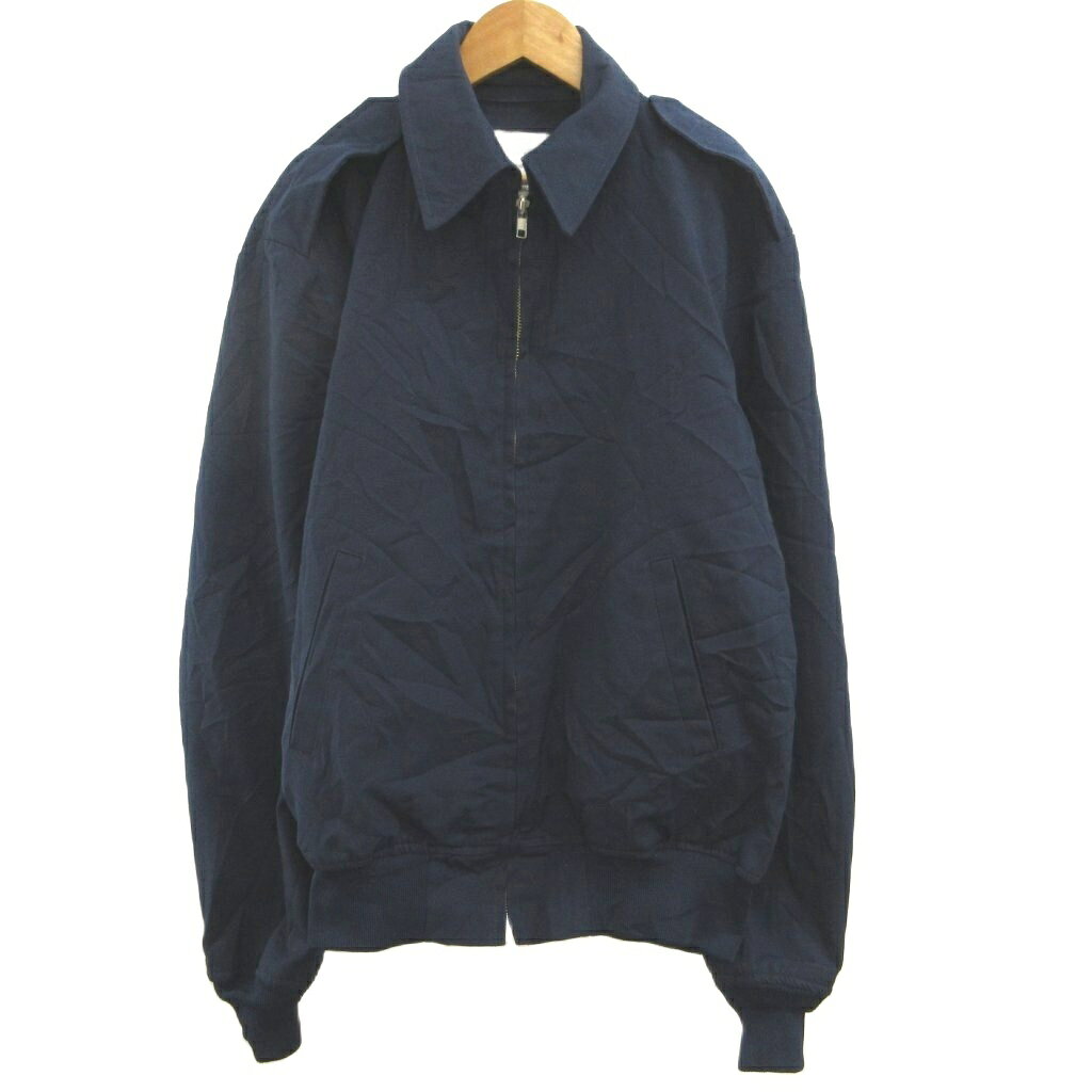 【中古】ノーブランド ユーティリティジャケット 上着 40 紺 ネイビー 長袖 襟付き エポレット /NP ■GY74 メンズ 【ベクトル 古着】 260528