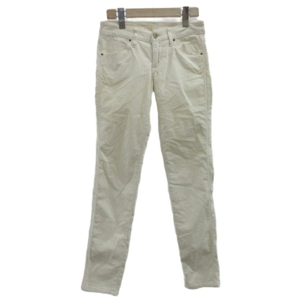 【中古】リー LEE パンツ チノパン XS 白 ホワイト コーデュロイ /RN ■ECB005 レディース 【ベクトル 古着】 260604