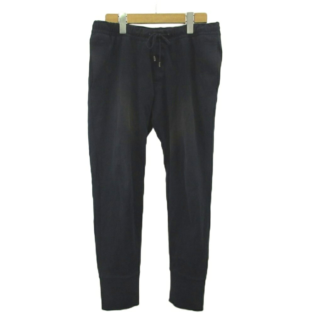 【中古】エンポリオアルマーニ EMPORIO ARMANI パンツ 46 黒 ブラック ドローストリング 無地 /RN ■GY53 メンズ 【ベクトル 古着】 260604