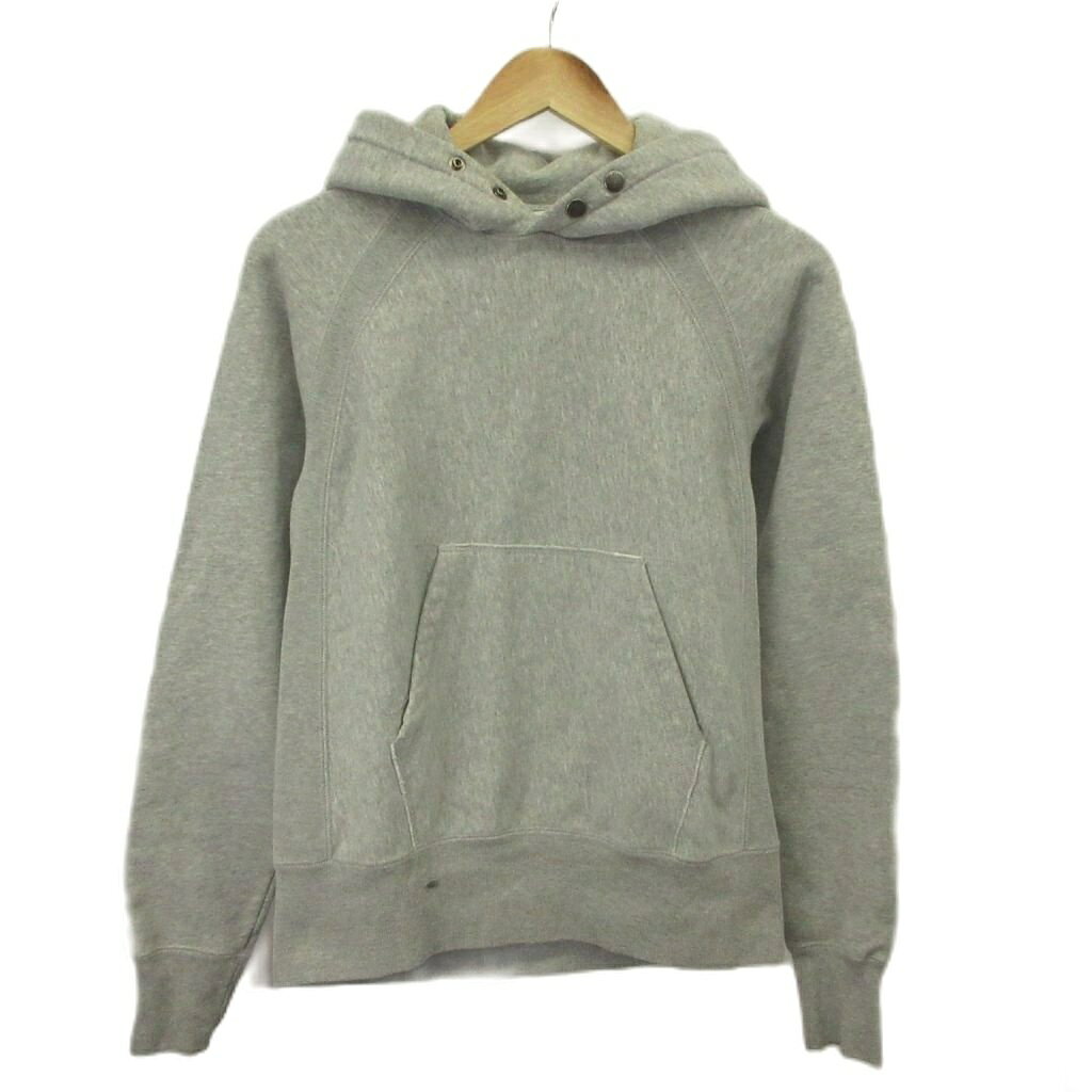 エンジニアド ガーメンツ Engineered Garments パーカー スウェット 上着 XS グレー 無地 長袖 カンガルーポケット /KK ■GY53 メンズ  260601