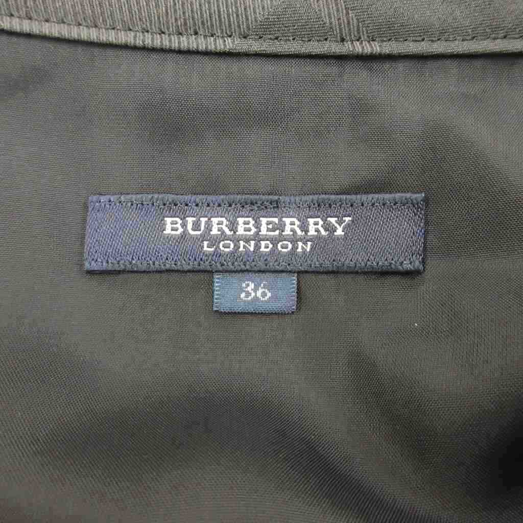 中古 バーバリー ロンドン BURBERRY LONDON スカート 36 黒 ブラック チェック柄 プリーツスカート 膝下丈 auc-vector-21005149 ブランド古着の買取販売ベクトル サンプル画像3