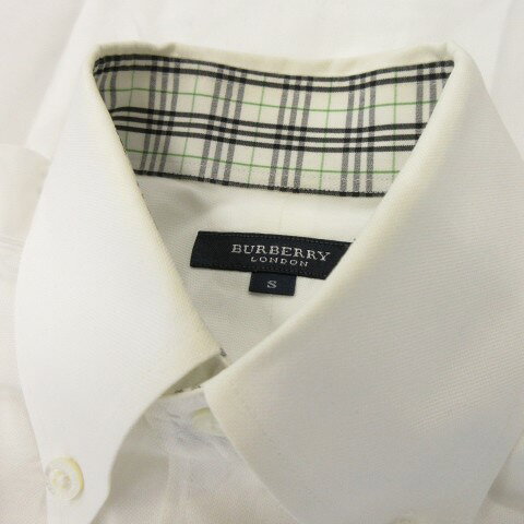 中古 バーバリー ロンドン BURBERRY LONDON シャツ S 白 ホワイト ボタンダウンカラー 長袖 胸ポケット ロゴ auc-vector-21017901 ブランド古着の買取販売ベクトル サンプル画像3