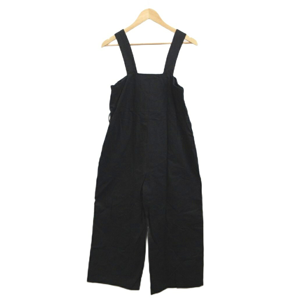 【中古】リエディ Re:EDIT サロペットパンツ オールインワン L 黒 ブラック 無地 ワイドパンツ /NP ■ECA006 レディース 【ベクトル 古着】 260611 auc-vector-21029153 ブランド古着の買取販売ベクトル サンプル画像2