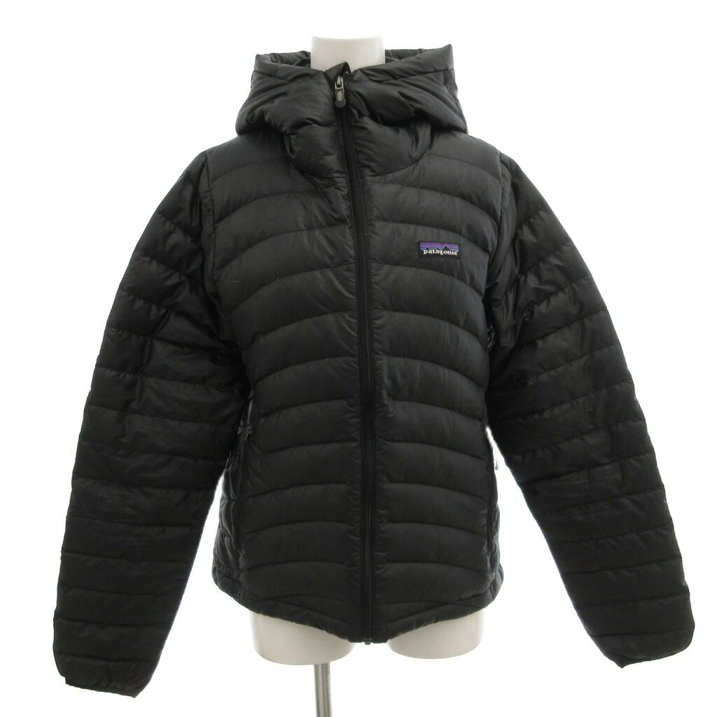 【中古】パタゴニア Patagonia ダウンセーターフルジップフーディ ダウンジャケット ジップア ...