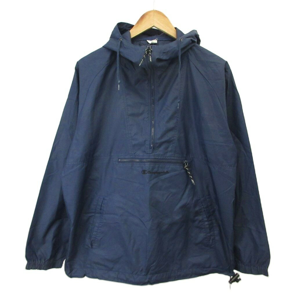【中古】チャンピオン CHAMPION アノラックパーカー ハーフジッププルオーバー M 紺 ネイビー フード付き ハーフジップ 長袖 ECA006 /SH ■ECA006 メンズ 【ベクトル 古着】 260612ブランドチャンピオン CHAMPION表記サイズM実寸サイズ肩幅：48cm　身幅：60cm　着丈：69cm　袖丈：67cm　　素材ナイロン色紺 ネイビー状態目立ったダメージはなく、問題なくご使用いただける商品です。 ※あくまでも中古品ですので掲載写真や記載内容をご確認いただき、ご理解の上ご購入ください。備考（株）ゴールドウイン 商品のお問い合わせの回答を休止しております。＊各商品ページの商品詳細等をご確認の上ご購入ください。【中古】チャンピオン CHAMPION アノラックパーカー ハーフジッププルオーバー M 紺 ネイビー フード付き ハーフジップ 長袖 ECA006 /SH ■ECA006 メンズ 【ベクトル 古着】 260612状態ランク　”AB”詳細については、下記および「状態ランクについて」ページをご覧ください。未使用・新品の商品ほぼ新品同様の商品使用感が少なく、かなり状態の良い商品使用感はあるが、傷や汚れの少ない商品使用感の他、傷や汚れが見られる商品かなり大きな傷みがある難あり商品※S〜CランクはUSED品となりますので、使用感をご理解の上でご入札下さい。状態ランクについてinformationブランドチャンピオン CHAMPION表記サイズM実寸サイズ肩幅：48cm　身幅：60cm　着丈：69cm　袖丈：67cm　　素材ナイロン色紺 ネイビー状態目立ったダメージはなく、問題なくご使用いただける商品です。 ※あくまでも中古品ですので掲載写真や記載内容をご確認いただき、ご理解の上ご購入ください。備考（株）ゴールドウイン 商品のお問い合わせの回答を休止しております。＊各商品ページの商品詳細等をご確認の上ご購入ください。本商品は一点物です他サイトや店舗にて販売している商品です。多少のお時間差にて欠品になることもございます。予めご了承頂ますようお願い致します。ベクトル・サイズガイドはこちらこの商品と同じブランドの商品を見る
