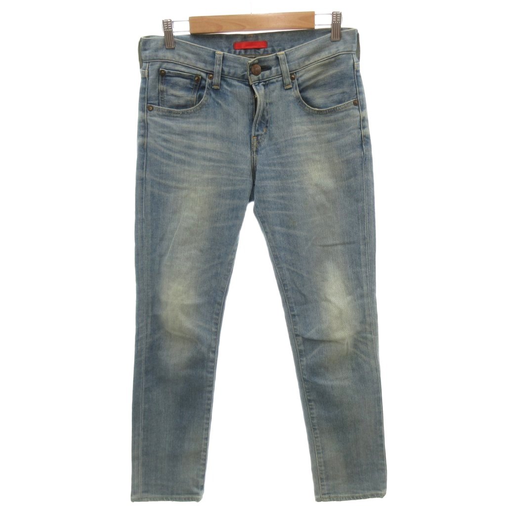 [Used] RED CARD Denim Pants Jeans Tapered 25 Indigo /FF ■ECA006 Men's [Vector Used Clothing] 260617