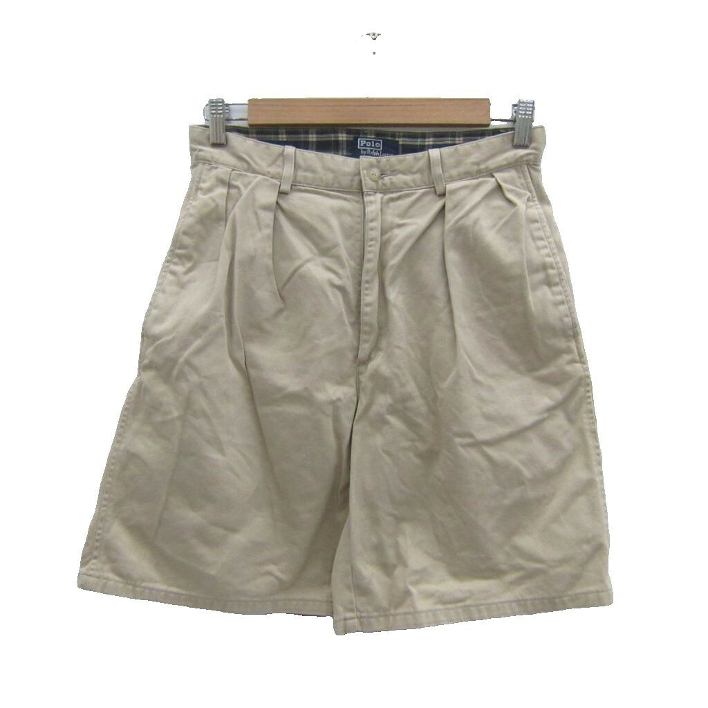 【中古】ポロ バイ ラルフローレン Polo by Ralph Lauren ゴルフウエア キュロットパンツ ショートパンツ 28 ベージュ 無地 /SY9 ■ECD006 レディース 【ベクトル 古着】 260626ブランドポロ バイ ラルフローレン Polo by Ralph Lauren表記サイズ28インチ実寸サイズウエスト：72cm　もも幅：34cm　裾幅：31cm　股上：29cm　股下：21cm　　素材綿色ベージュ仕様前ポケット×2 後ポケット×2状態使用感が少なく、かなり状態の良い商品です。 ※あくまでも中古品ですので掲載写真や記載内容をご確認いただき、ご理解の上ご購入ください。商品のお問い合わせの回答を休止しております。＊各商品ページの商品詳細等をご確認の上ご購入ください。【中古】ポロ バイ ラルフローレン Polo by Ralph Lauren ゴルフウエア キュロットパンツ ショートパンツ 28 ベージュ 無地 /SY9 ■ECD006 レディース 【ベクトル 古着】 260626状態ランク　”A”詳細については、下記および「状態ランクについて」ページをご覧ください。未使用・新品の商品ほぼ新品同様の商品使用感が少なく、かなり状態の良い商品使用感はあるが、傷や汚れの少ない商品使用感の他、傷や汚れが見られる商品かなり大きな傷みがある難あり商品※S〜CランクはUSED品となりますので、使用感をご理解の上でご入札下さい。状態ランクについてinformationブランドポロ バイ ラルフローレン Polo by Ralph Lauren表記サイズ28インチ実寸サイズウエスト：72cm　もも幅：34cm　裾幅：31cm　股上：29cm　股下：21cm　　素材綿色ベージュ仕様前ポケット×2 後ポケット×2状態使用感が少なく、かなり状態の良い商品です。 ※あくまでも中古品ですので掲載写真や記載内容をご確認いただき、ご理解の上ご購入ください。商品のお問い合わせの回答を休止しております。＊各商品ページの商品詳細等をご確認の上ご購入ください。本商品は一点物です他サイトや店舗にて販売している商品です。多少のお時間差にて欠品になることもございます。予めご了承頂ますようお願い致します。ベクトル・サイズガイドはこちらこの商品と同じブランドの商品を見る
