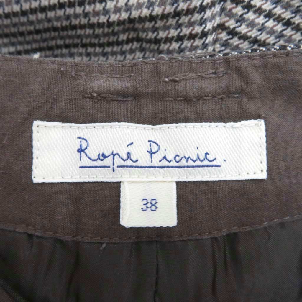 【中古】ロペピクニック ROPE Picnic タックテーパードパンツ 38 ベージュ チェック柄 アンクル丈 /YS34 ■ECB006 レディース 【ベクトル 古着】 260710 auc-vector-21108158 ブランド古着の買取販売ベクトル サンプル画像3
