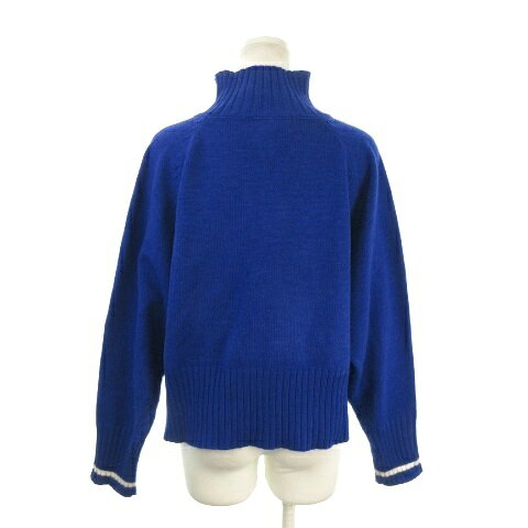 【中古】ロペピクニック ROPE Picnic ニット セーター 38 青 ブルー ハイネック 長袖 ライン /AO34 ■ECB006 レディース 【ベクトル 古着】 260701 auc-vector-21071133 ブランド古着の買取販売ベクトル サンプル画像2