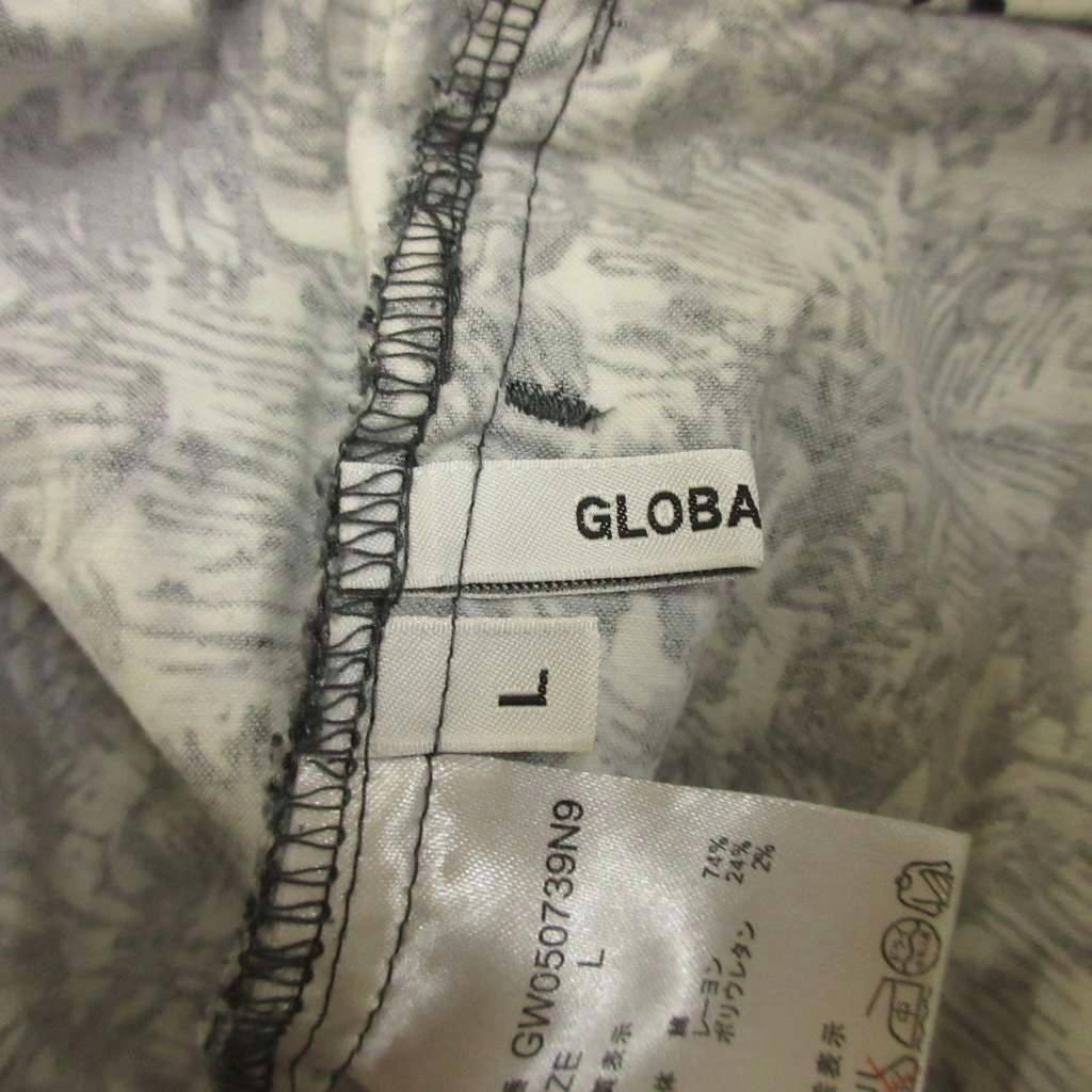 【中古】グローバルワーク GLOBAL WORK パンツ L 白 ホワイト 黒 ブラック グレー 総柄 長ズボン /NP ■ECB006 レディース 【ベクトル 古着】 260627 auc-vector-21067316 ブランド古着の買取販売ベクトル サンプル画像3