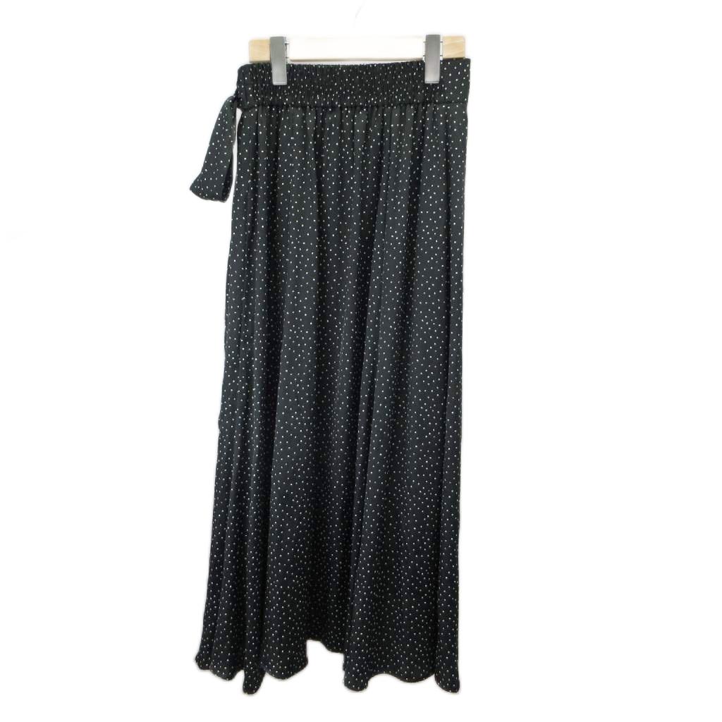 【中古】ミラオーウェン Mila Owen スカート ラップスカート F 黒 ブラック 白 ホワイト ドット柄 ロング丈 /NP ■ECB006 レディース 【ベクトル 古着】 260629 auc-vector-21073178 ブランド古着の買取販売ベクトル サンプル画像2