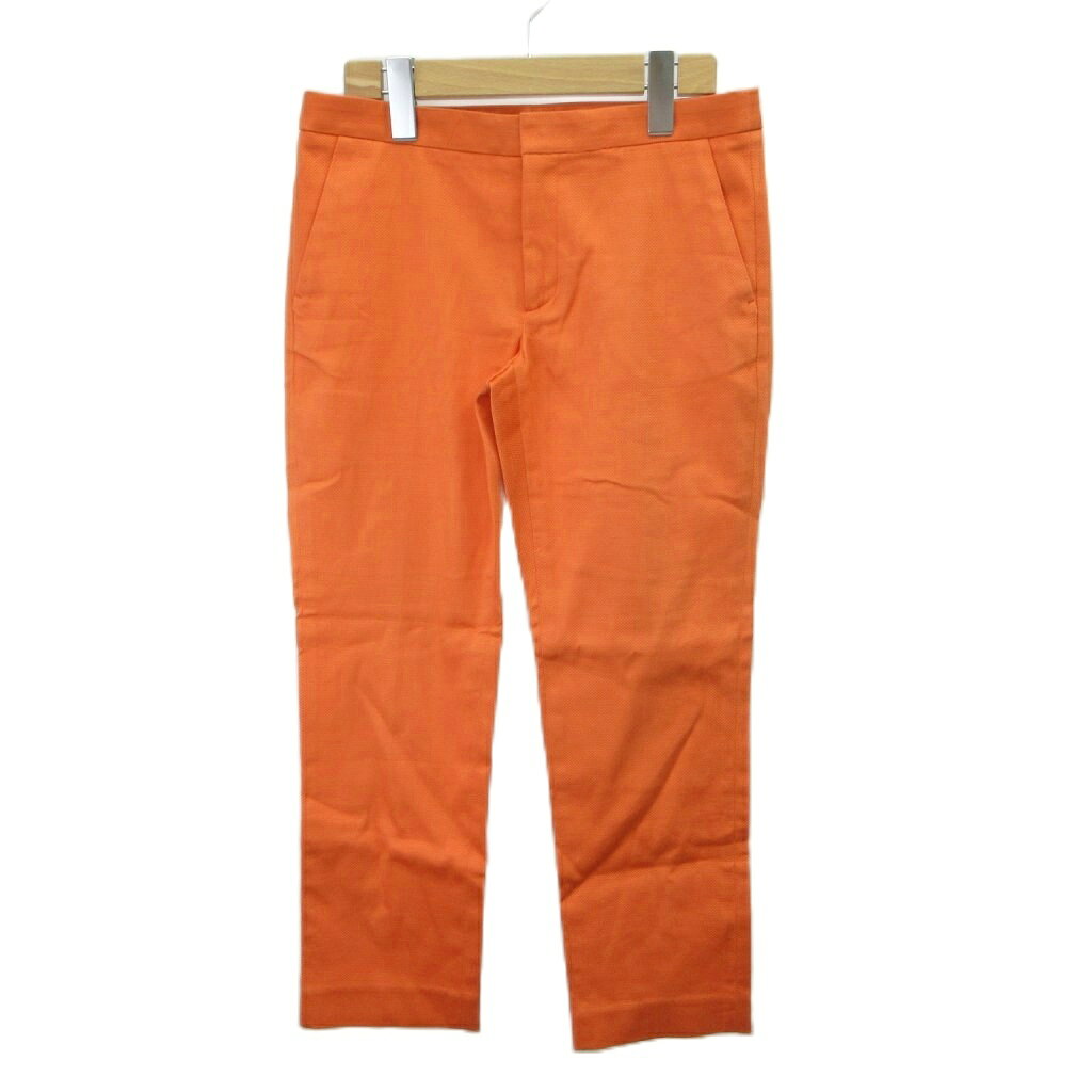 【中古】23区 オンワード樫山 パンツ 36 オレンジ 無地 クロップド丈 ストレートシルエット /NP ■ECB006 【ベクトル 古着】 260630 auc-vector-21077679 ブランド古着の買取販売ベクトル パッケージ画像