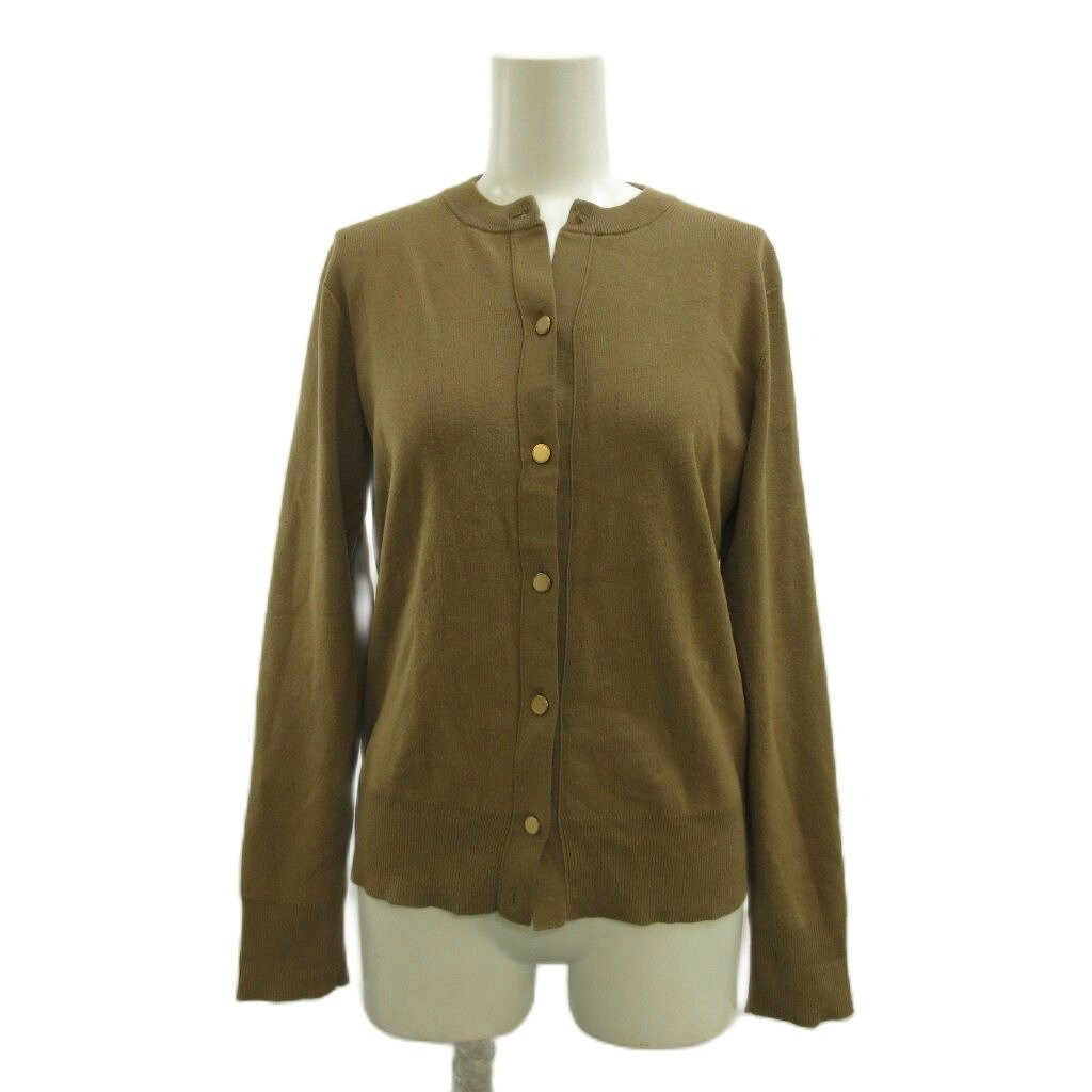 【中古】ミラオーウェン Mila Owen カーディガン ニット 長袖 クルーネック 0 茶色 ブラウン /XZ ■GY70 レディース 【ベクトル 古着】 260709 auc-vector-21104684 ブランド古着の買取販売ベクトル パッケージ画像